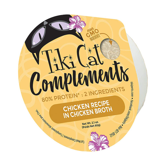 Tiki Cat Complements Cat Treats Toppers Chicken 60g