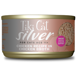 Tiki Cat Cat Canned Food Silver Senior Chicken In Broth 68g