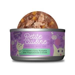 Petite Cuisine Canned Cat Food Lil Violet's Tuna Pumpkin Tilapia 80g