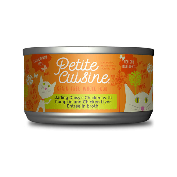 Petite Cuisine Canned Cat Food Darling Daisy's Chicken Pumpkin & Chicken Liver 79g