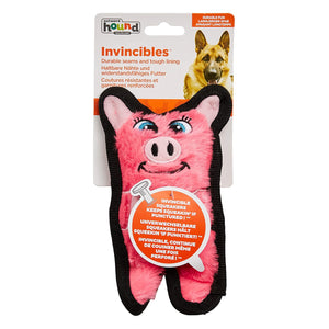 Outward Hound Dog Toy Invincibles Pig X-Small