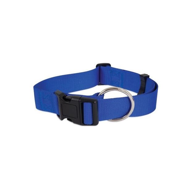 Petmate Dog Collar Standard Adjustable Blue Large