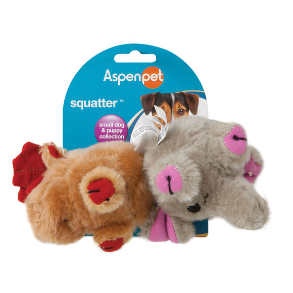 Aspen Pet Squatter Moose/Elephant Dog Toy