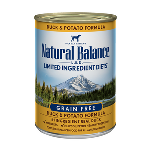 Natural Balance Limited Ingredient Diets Dog Food Duck & Potato Formula 374g