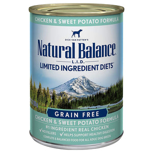 Natural Balance Limited Ingredient Diets Chicken & Sweet Potato Formula 369g