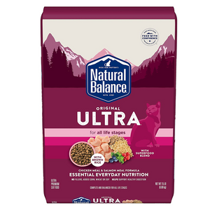 Natural Balance Dry Cat Food Ultra Original Chicken & Salmon 15Lb
