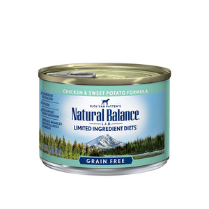 Natural Balance Canned Dog Food L.I.D. Chicken and Sweet Potato 6oz