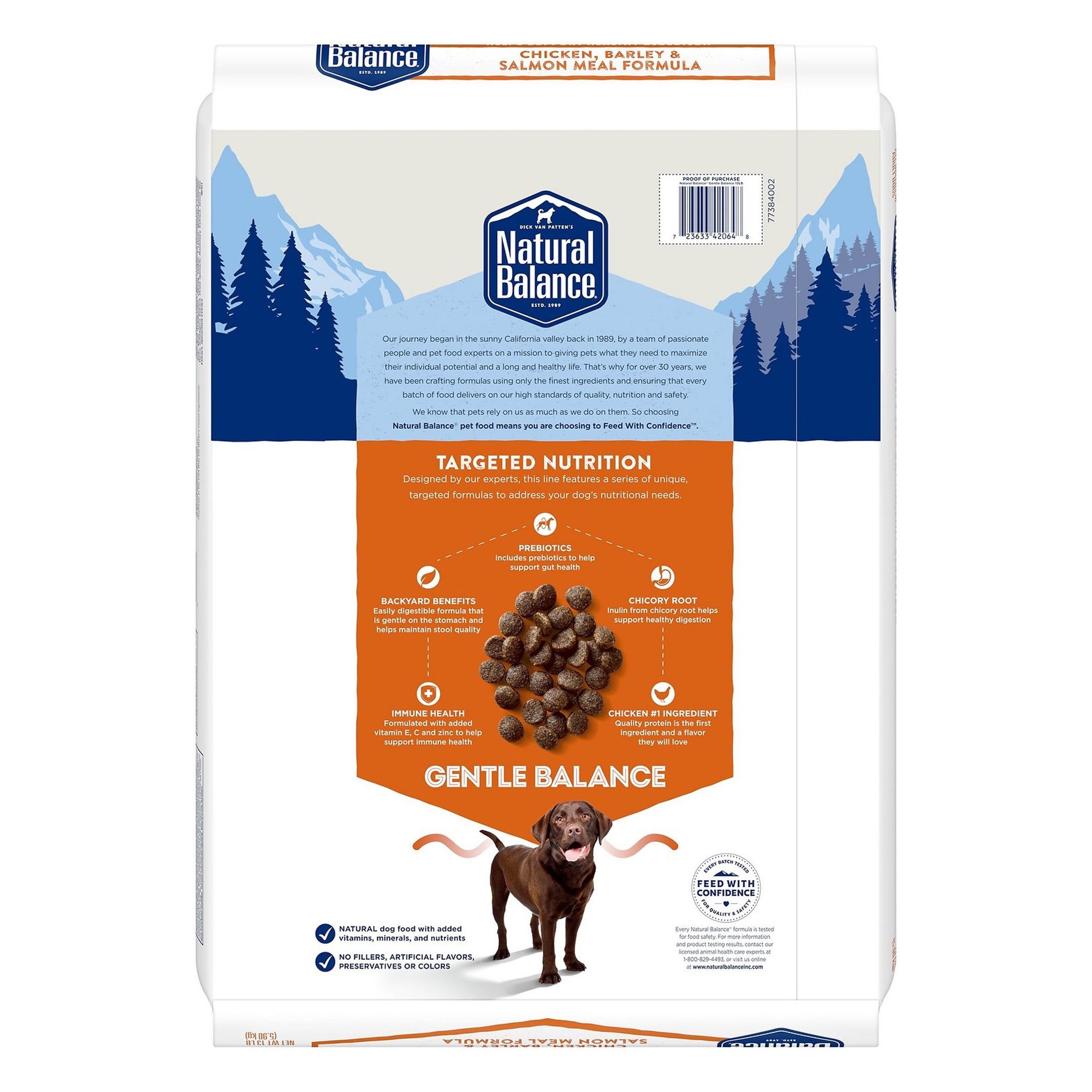 Natural Balance Dry Dog Food Targeted Nutrition Gentle Balance