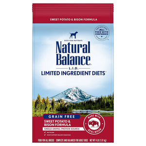 Natural Balance Dry Dog Food Lid Sweet Potato & Bison 1.81kg
