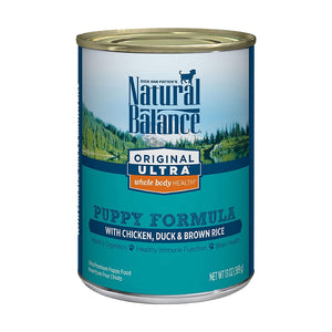 Natural Balance Puppy Formula with Chicken, Duck & Brown Rice Canned Food 369g