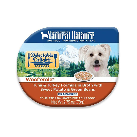 Natural Balance Delectable Delights for Dogs Woof'erole 2.75 oz