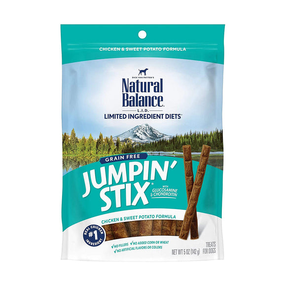 Natural Balance Limited Ingredient Treats Jumpin' Stix Chicken & Sweet Potato Formula 5 oz