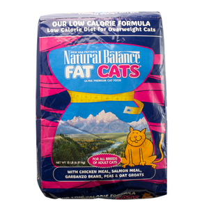Natural Balance Fat Cats Low Calorie Dry Cat Food Formula 6.81kg