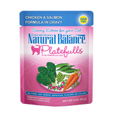 Natural Balance Platefulls Cat Food Chicken & Salmon Formula in Gravy 85g