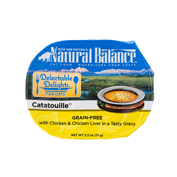 Natural Balance Delectable Delights for Cats Catatouille 2.5 oz