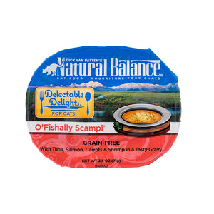 Natural Balance Delectable Delights for Cats O'Fishally Scampi Pate 2.5 oz