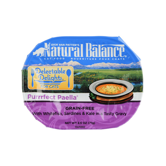 Natural Balance Delectable Delights for Cats Purrrfect Paella 2.5 oz