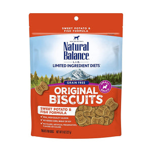 Natural Balance Limited Ingredient Treats for Dogs Sweet Potato & Fish 8 oz
