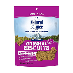 Natural Balance Limited Ingredient Treats Sweet Potato & Venison Small Breed Formula 8 oz