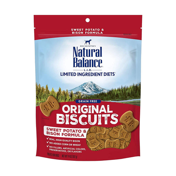 Natural Balance Limited Ingredient Treats Sweet Potato & Bison Formula 397g