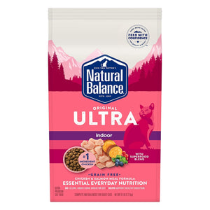 Natural Balance Ultra Indoor Grain-free Chicken & Salmon Dry Cat Food 2.7kg