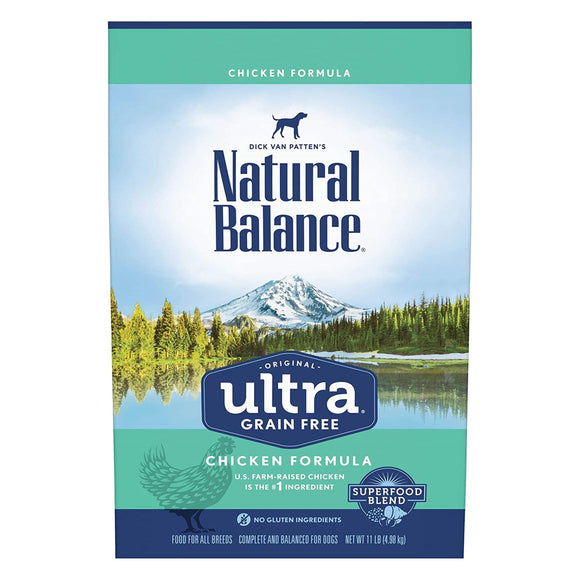 Natural Balance Original Ultra Chicken Formula Grain-Free Dry Dog Food 11lbs