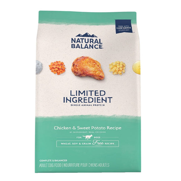 Natural Balance L.I.D. Chicken & Sweet Potato Dry Dog Food 1.8kg