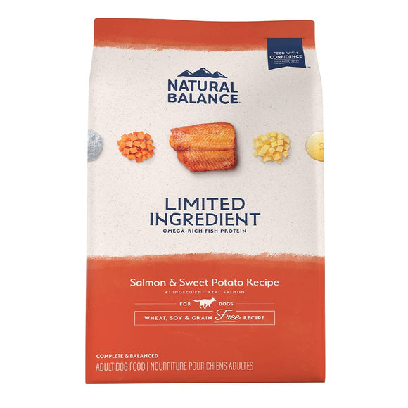 Natural Balance L.I.D. Salmon & Sweet Potato Dry Dog Food 10.9kg