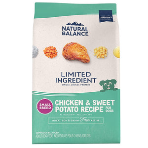 Natural Balance LID Chicken & Sweet Potato Dry Dog Food for Small Breed 1.8kg