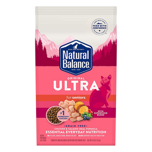 Natural Balance Ultra for Seniors Grain-free Chicken & Salmon Dry Cat Food 2.7kg