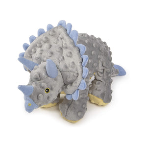 GoDog Chewguard Gray Dinos Frills Triceratops Small