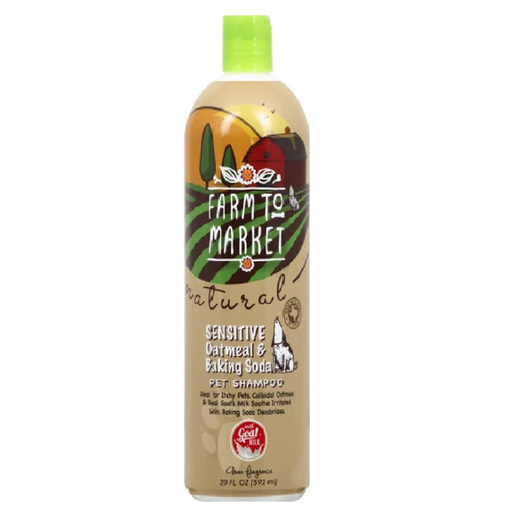 Farm to Market Sensitive Oatmeal Oatmeal & Baking Soda Pet Shampoo 592ml