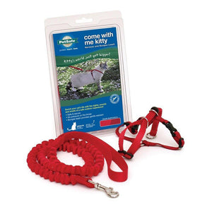 Petsafe Come With Me Kitty Harness and Bungee Leash Red Medium