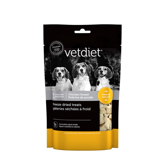 VetDiet Dog Treat Freeze-dried Chicken Breast 75g