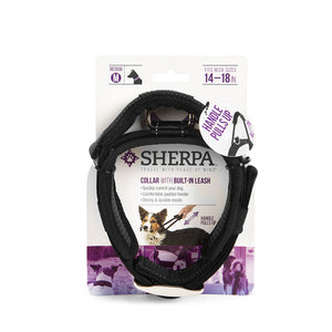 Dog collar with built in leash sale