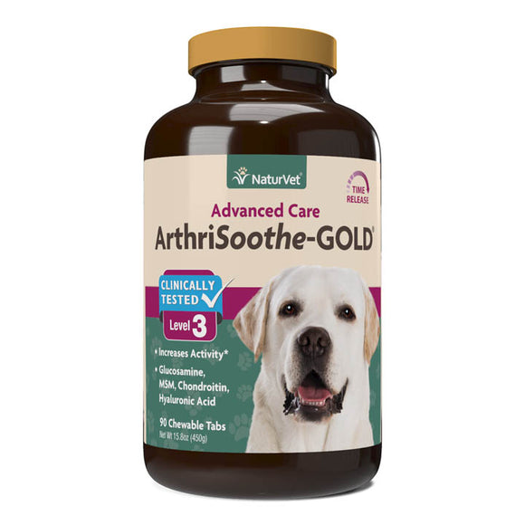 Naturvet Arthrisoothe Gold Time Release Level 3 90 Chews