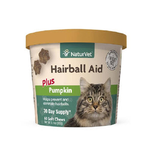NatureVet Hairball Aid 60 Soft Chews