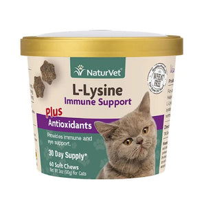 NatureVet L-Lysine Immune Support 60 Soft Chews