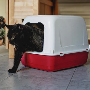 Midwest Homes For Pets Litter Box Ariel Home Sieve Red