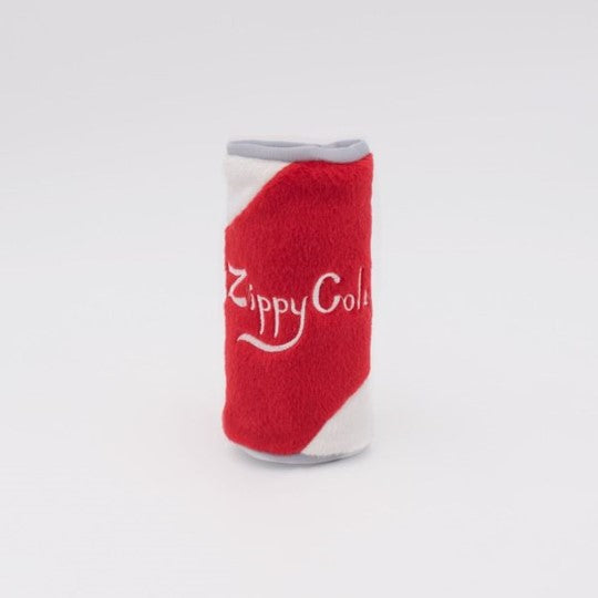 Zippy Paws Toy Squeakie Can Cola Small