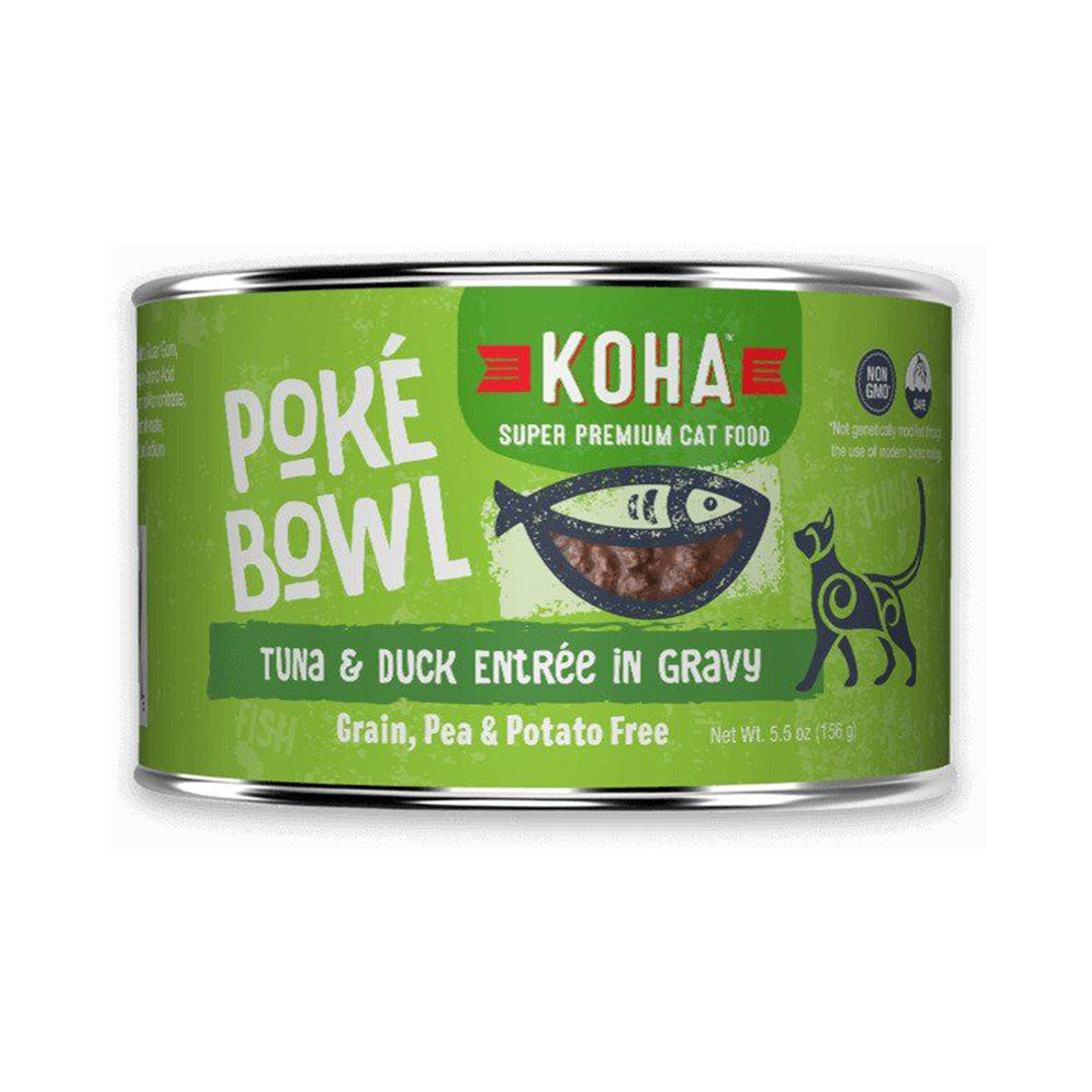 Koha Cat Canned Food Poke Tuna & Duck 156 g Bow & Wow