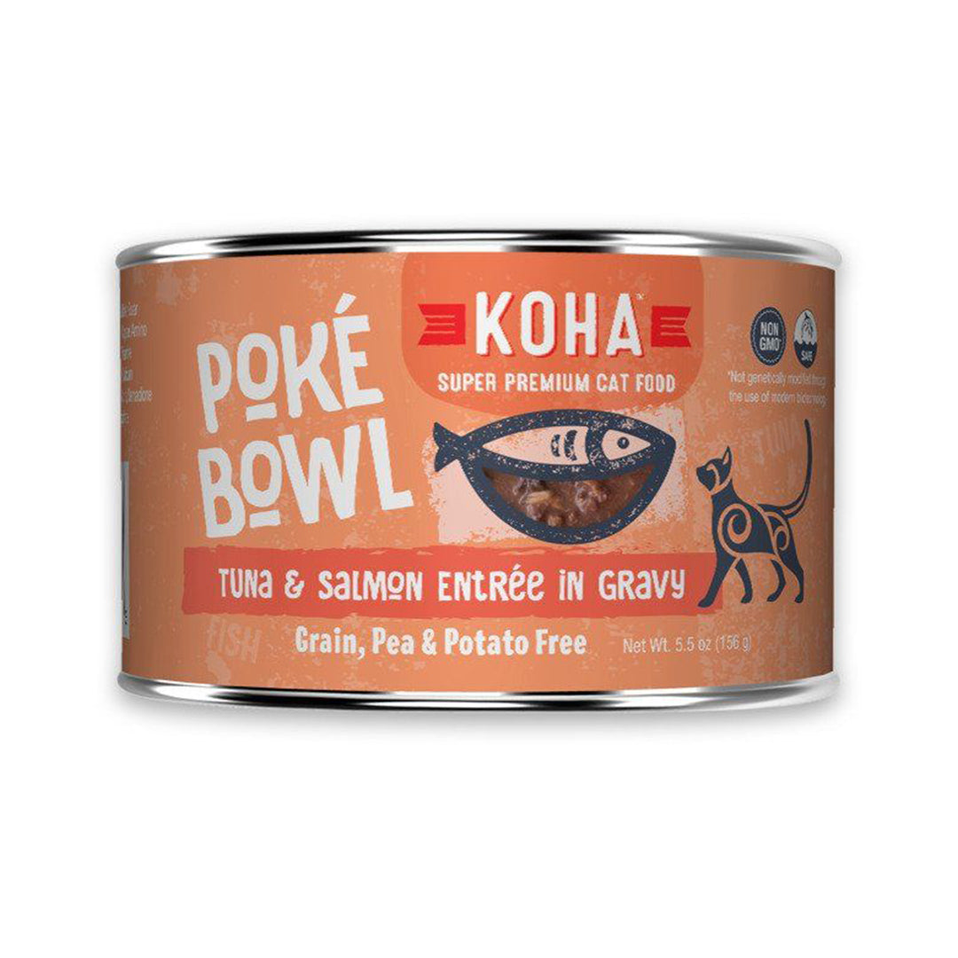 Koha Cat Canned Food Poke Tuna Salmon 156 g Bow Wow