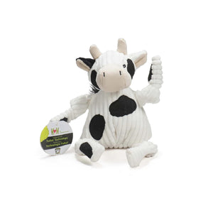 Hugglehounds Small Dottie Cow Knottie Toy