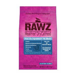 Rawz Cat Dry Food Meal-free Salmon Chicken & Fish 3.5kg