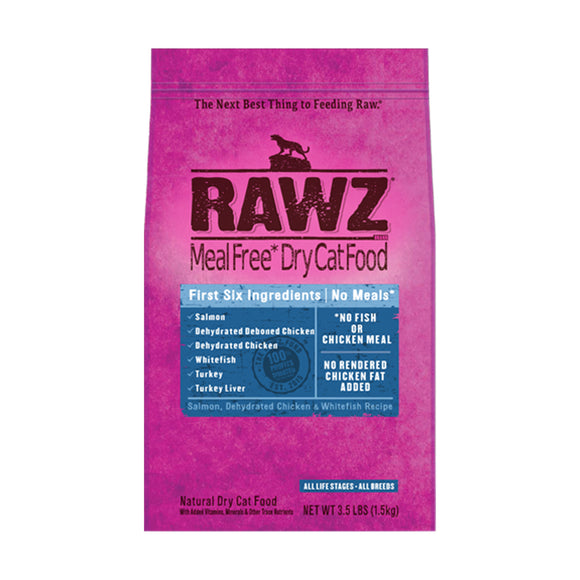 Rawz Cat Dry Food Meal-free Salmon Chicken & Fish 3.5kg