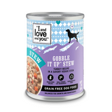 I and Love and You Dog Canned Food Grain-free Gobble It Up Stew 13 oz