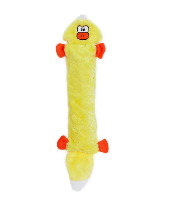 Zippy Paws Jigglerz Medium Duck Plush Toy