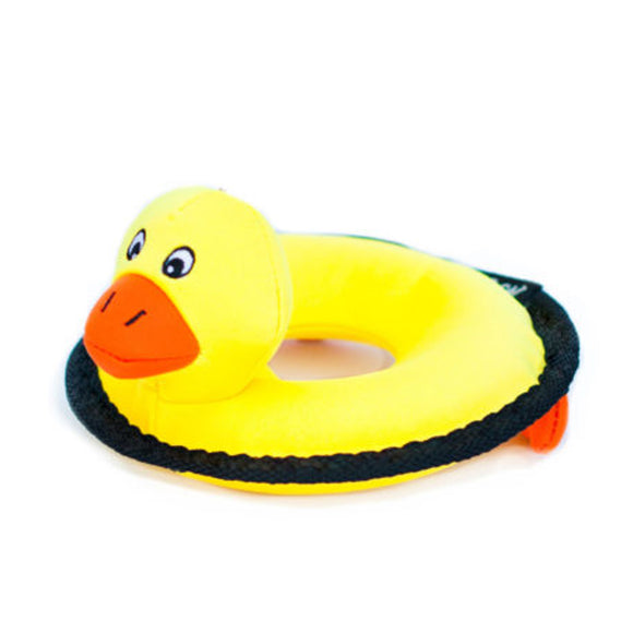 Zippy Paws Z-Stitch Duck Floaterz Medium Toy