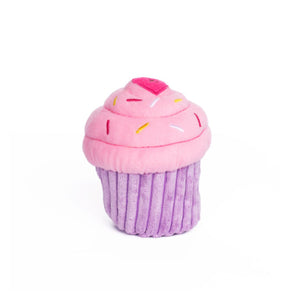 Zippy Paws Pink Cupcake Medium Toy