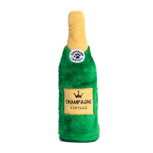 Zippy Paws Happy Hour Crusherz Champagne Bottle Medium Toy